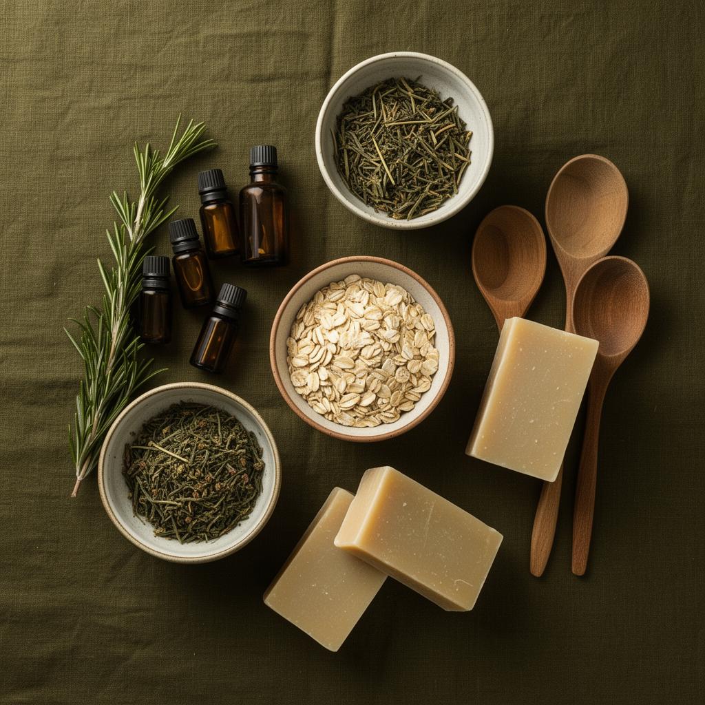Ingredientes y herramientas del taller artesanal